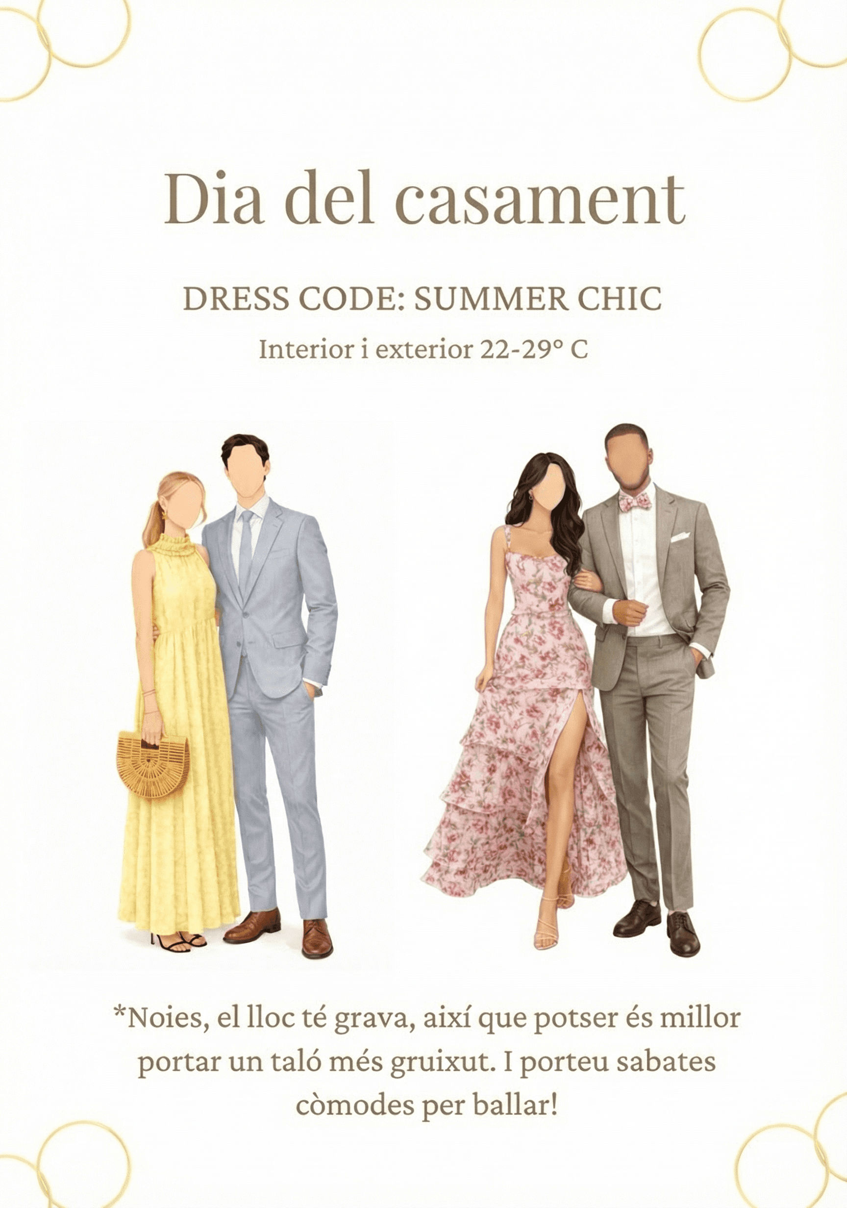 Codi de vestimenta del dia del casament